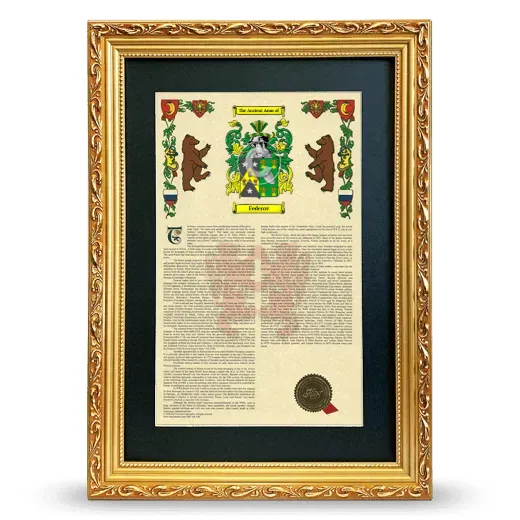 Federov Deluxe Armorial Framed - Gold