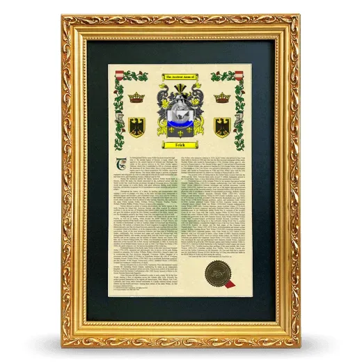 Feick Deluxe Armorial Framed - Gold