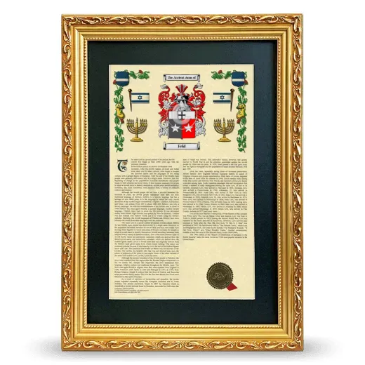 Feld Deluxe Armorial Framed - Gold