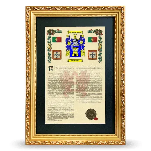 Ferdinand Deluxe Armorial Framed - Gold