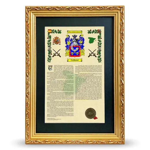Ferdinand Deluxe Armorial Framed - Gold