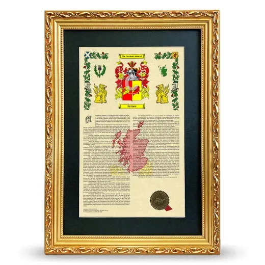 Fernes Deluxe Armorial Framed - Gold