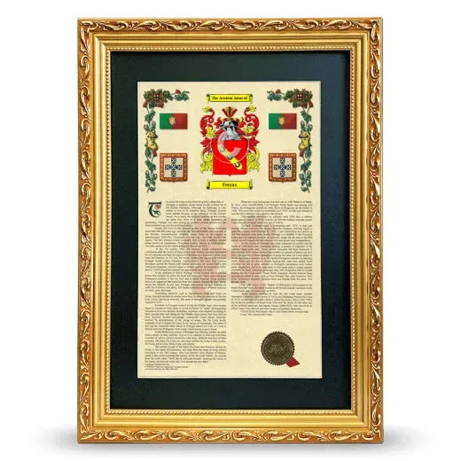 Ferras Deluxe Armorial Framed - Gold