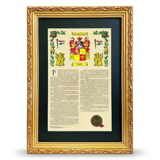 Feurer Deluxe Armorial Framed - Gold