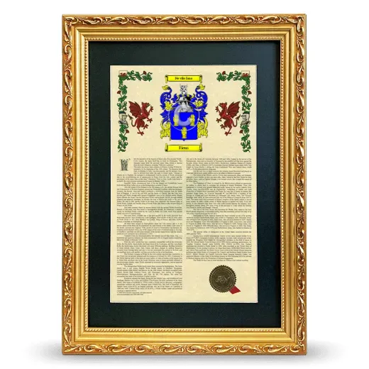 Fiens Deluxe Armorial Framed - Gold