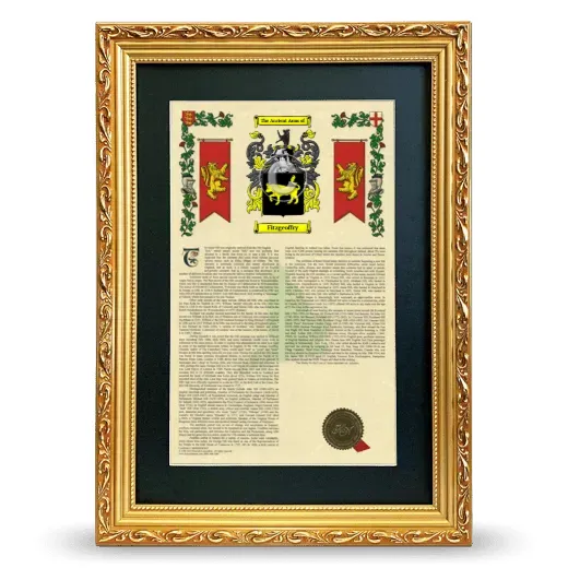Fitzgeoffry Deluxe Armorial Framed - Gold
