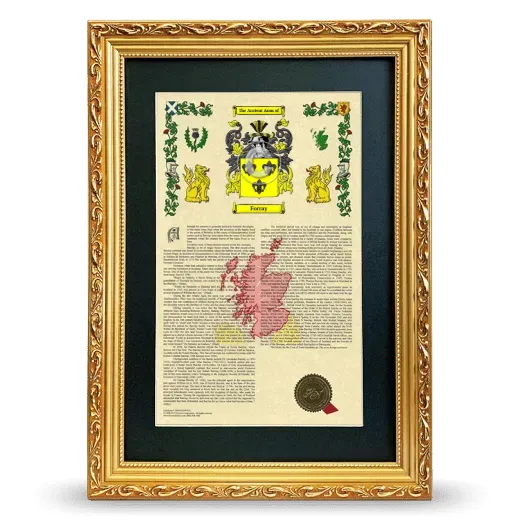 Forray Deluxe Armorial Framed - Gold