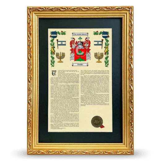 Fresko Deluxe Armorial Framed - Gold
