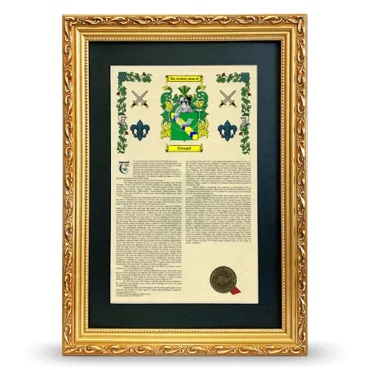Fresnel Deluxe Armorial Framed - Gold