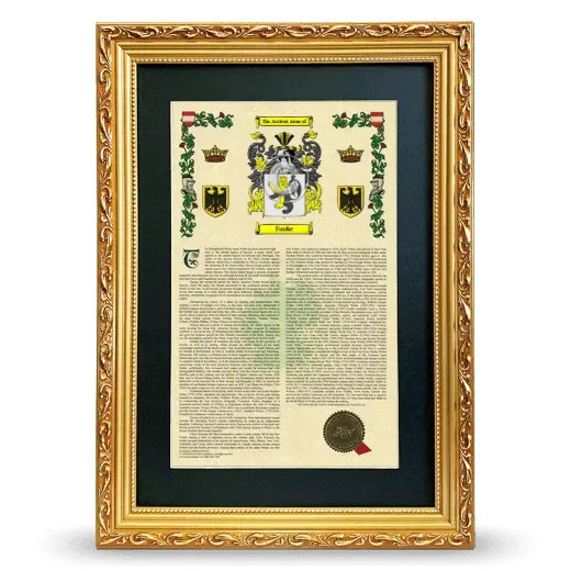 Funke Deluxe Armorial Framed - Gold