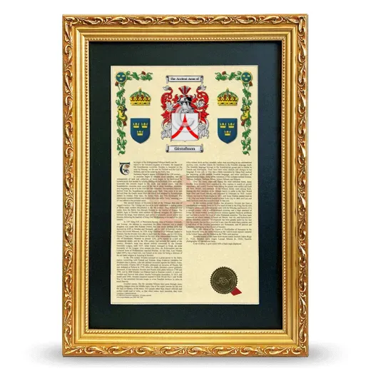 Gústafsson Deluxe Armorial Framed - Gold
