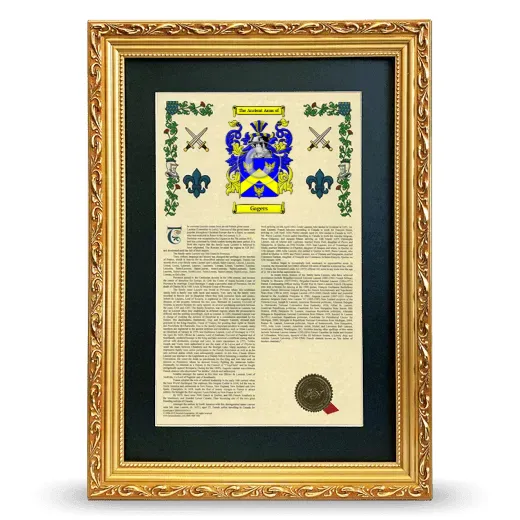 Gagers Deluxe Armorial Framed - Gold