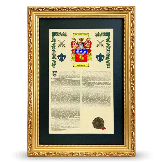 Gallimard Deluxe Armorial Framed - Gold