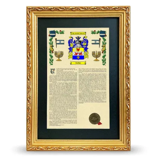 Garbar Deluxe Armorial Framed - Gold