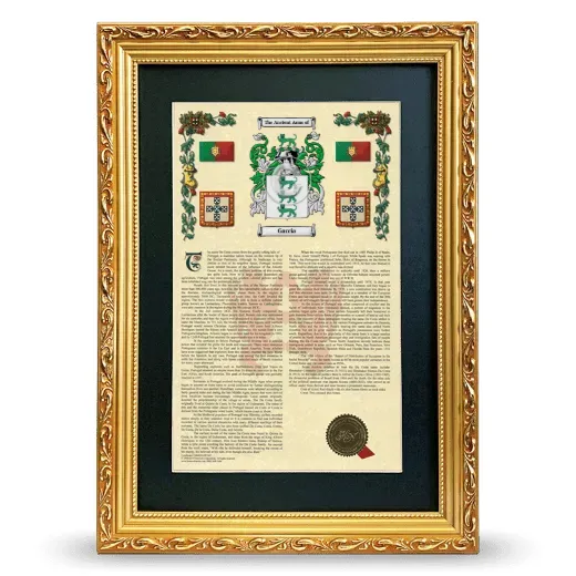 Garcia Deluxe Armorial Framed - Gold