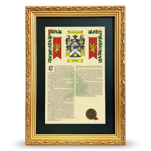 Gardener Deluxe Armorial Framed - Gold