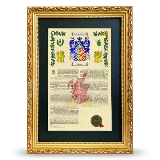 Gasse Deluxe Armorial Framed - Gold