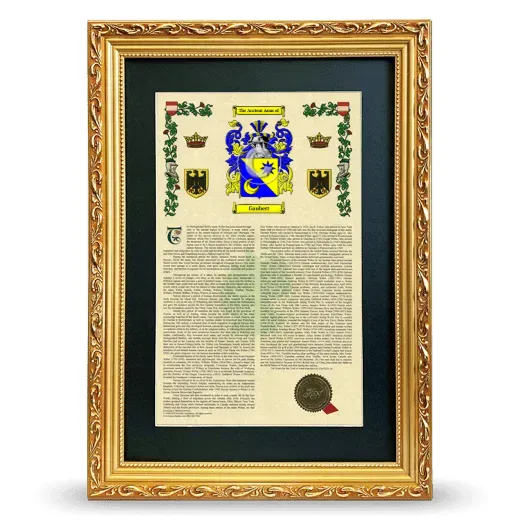 Gaubert Deluxe Armorial Framed - Gold