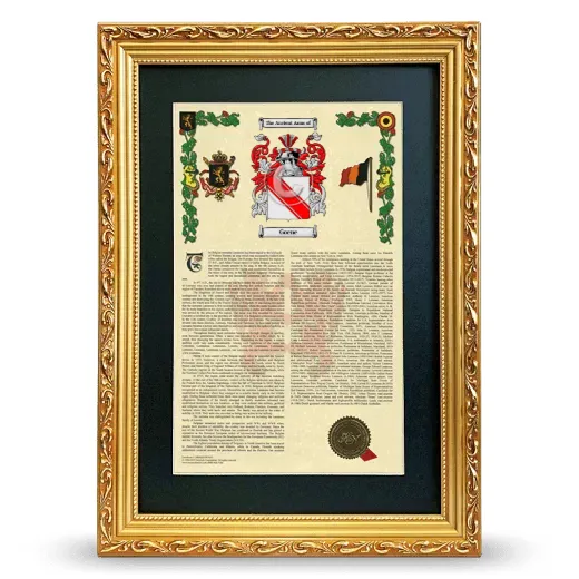 Goene Deluxe Armorial Framed - Gold