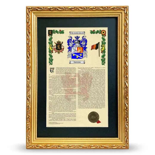 Goessens Deluxe Armorial Framed - Gold