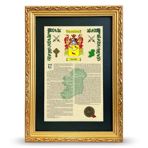 Gormally Deluxe Armorial Framed - Gold