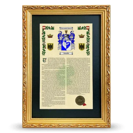 Gramlin Deluxe Armorial Framed - Gold