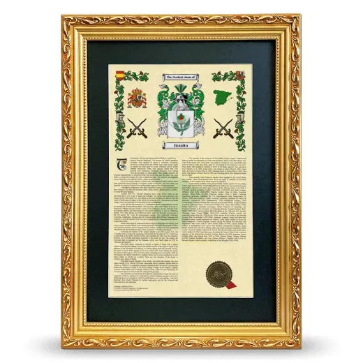 Granito Deluxe Armorial Framed - Gold