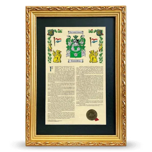 Groenenberg Deluxe Armorial Framed - Gold