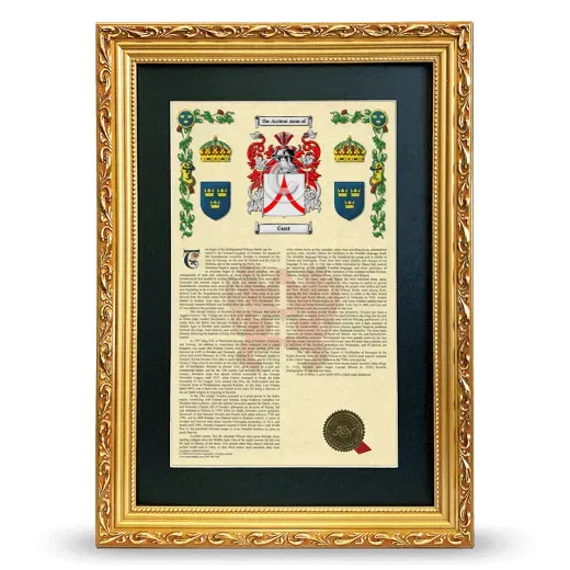 Gust Deluxe Armorial Framed - Gold