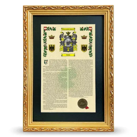 Gutor Deluxe Armorial Framed - Gold