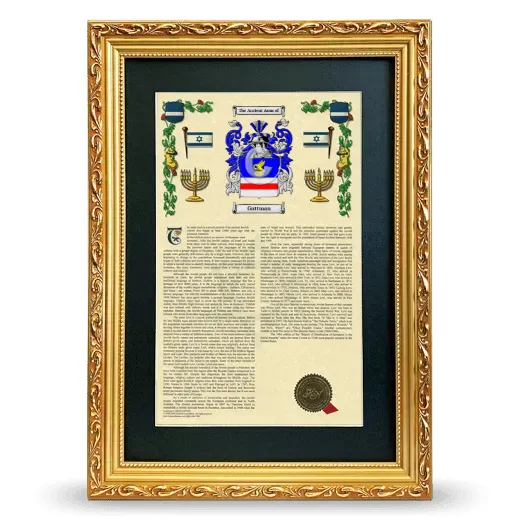 Guttman Deluxe Armorial Framed - Gold