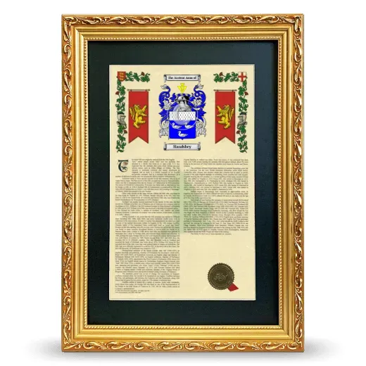 Handsbey Deluxe Armorial Framed - Gold