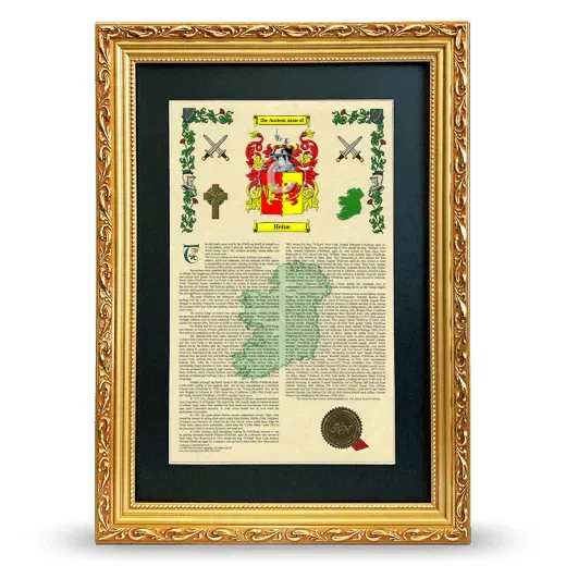 Heine Deluxe Armorial Framed - Gold