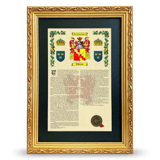 Hillstrom Deluxe Armorial Framed - Gold