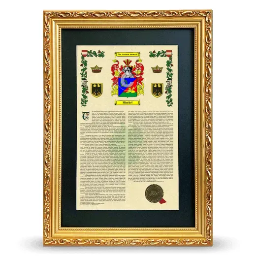 Hinckel Deluxe Armorial Framed - Gold