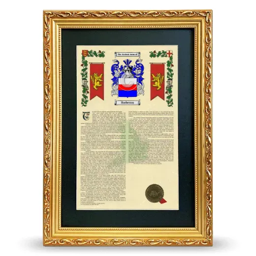 Horberray Deluxe Armorial Framed - Gold