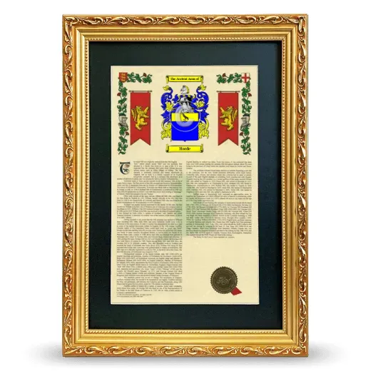 Horde Deluxe Armorial Framed - Gold