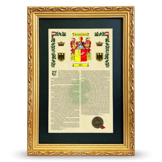 Ifan Deluxe Armorial Framed - Gold