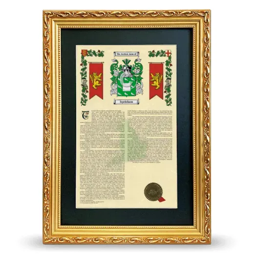 Irprinham Deluxe Armorial Framed - Gold