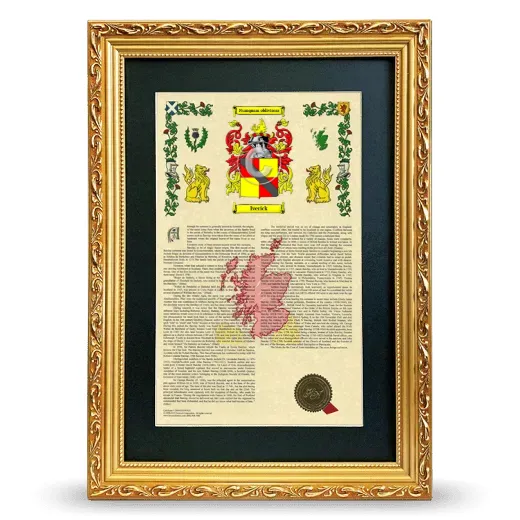 Iverick Deluxe Armorial Framed - Gold