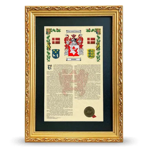 Jahnke Deluxe Armorial Framed - Gold