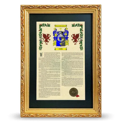 Jenkin Deluxe Armorial Framed - Gold