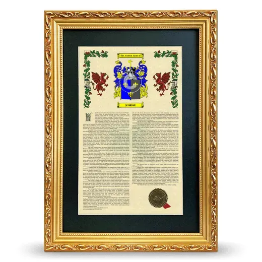 Jenkind Deluxe Armorial Framed - Gold