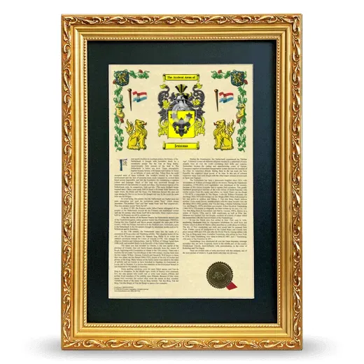 Jensma Deluxe Armorial Framed - Gold
