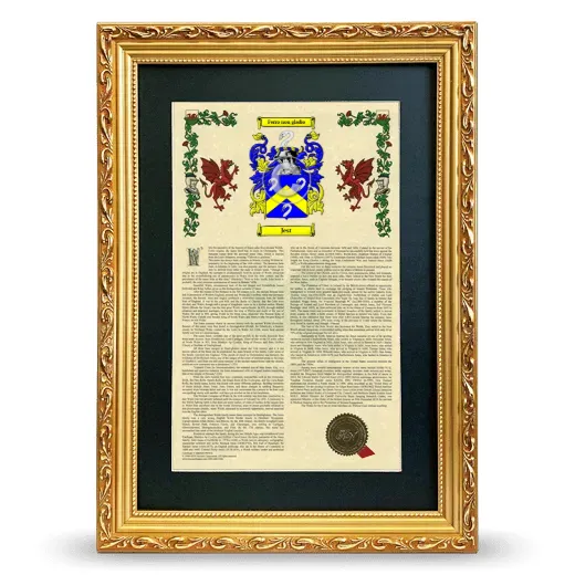 Jest Deluxe Armorial Framed - Gold