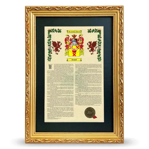 Jevynd Deluxe Armorial Framed - Gold