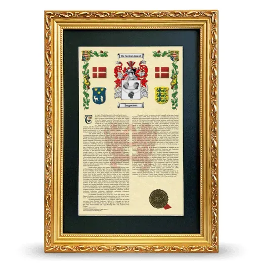 Jurgessen Deluxe Armorial Framed - Gold