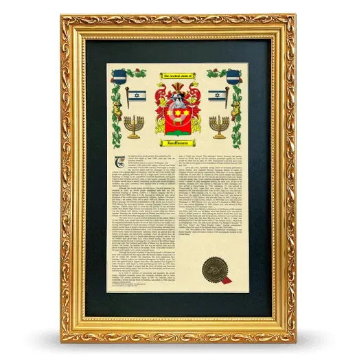 Kauffmann Deluxe Armorial Framed - Gold
