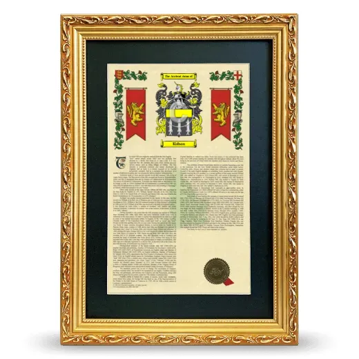 Kidson Deluxe Armorial Framed - Gold