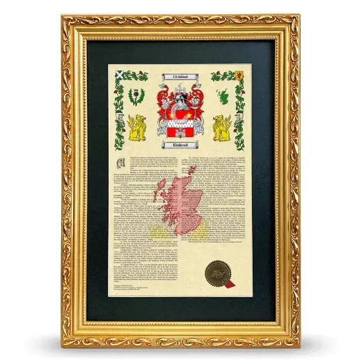 Kinkead Deluxe Armorial Framed - Gold